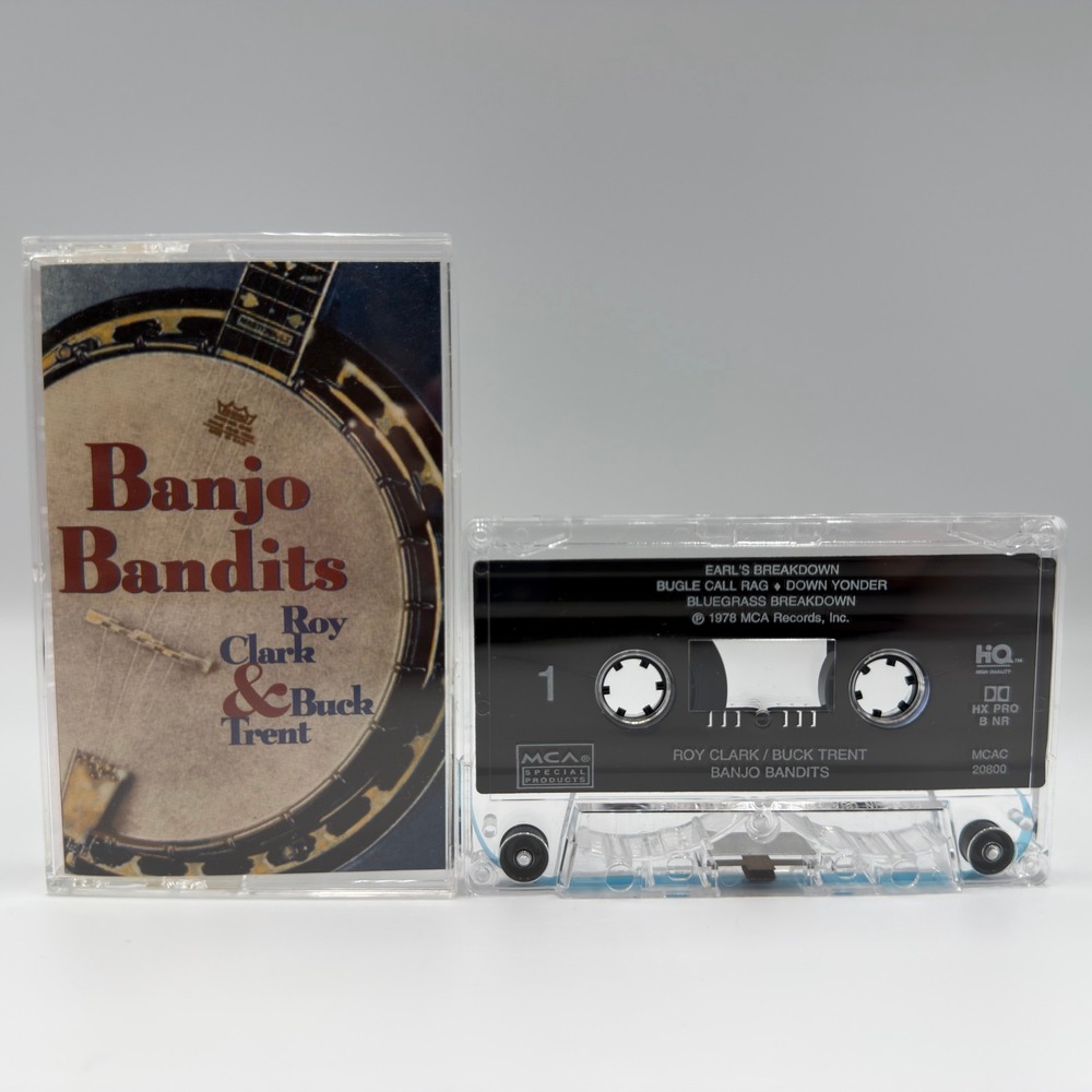 Roy Clark Buck Trent Banjo Bandits Cassette‎ Tape MCA 20800 Bluegrass Country